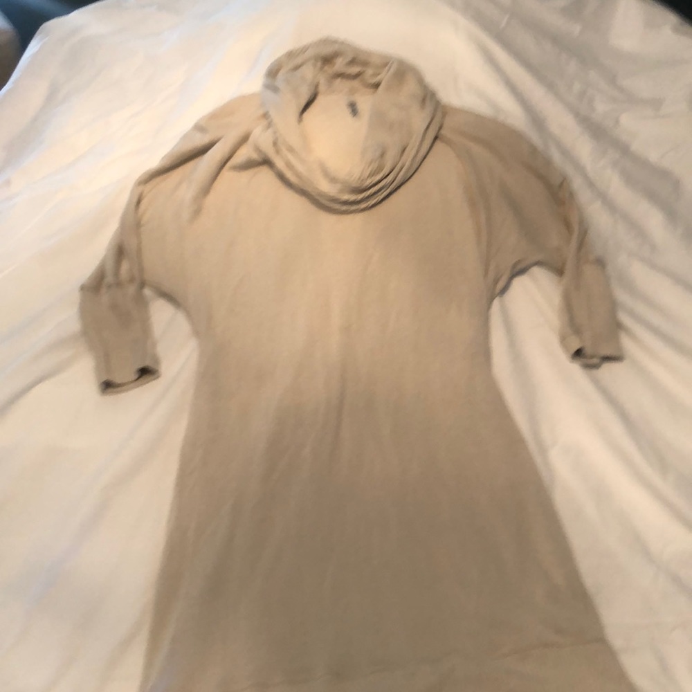 Cream cowl neck sweater